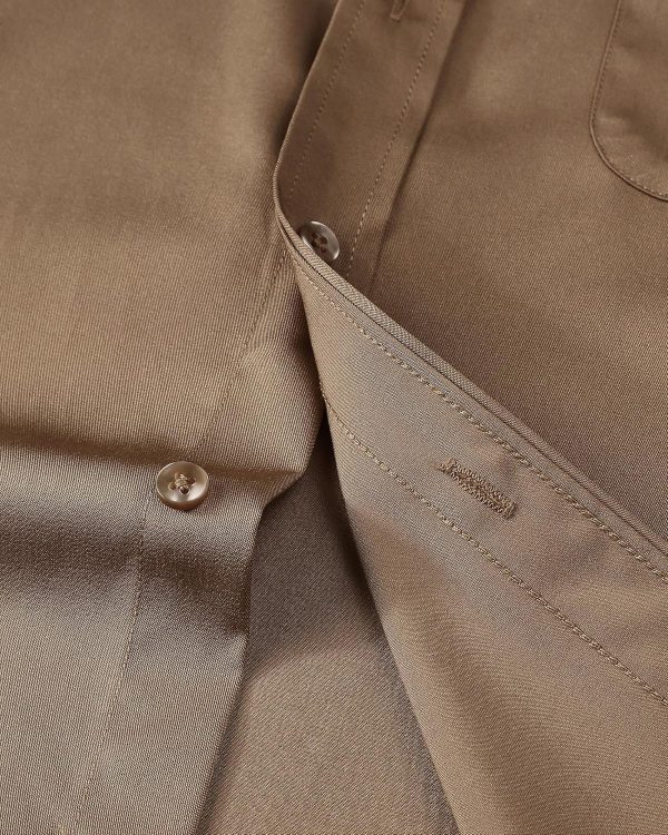 Alimens & Gentle Mens Short Sleeve Dress Shirts Wrinkle Free Solid Casual Button Down Shirts with Pocket - Image 17