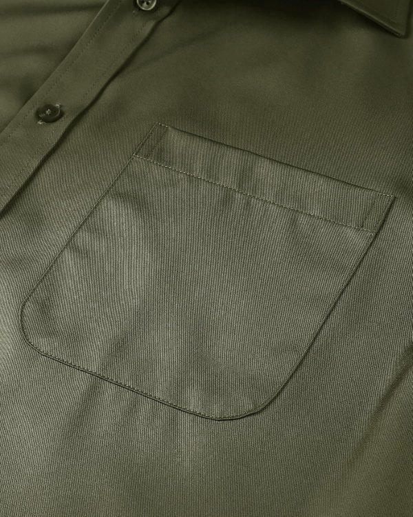 Alimens & Gentle Mens Short Sleeve Dress Shirts Wrinkle Free Solid Casual Button Down Shirts with Pocket - Image 37