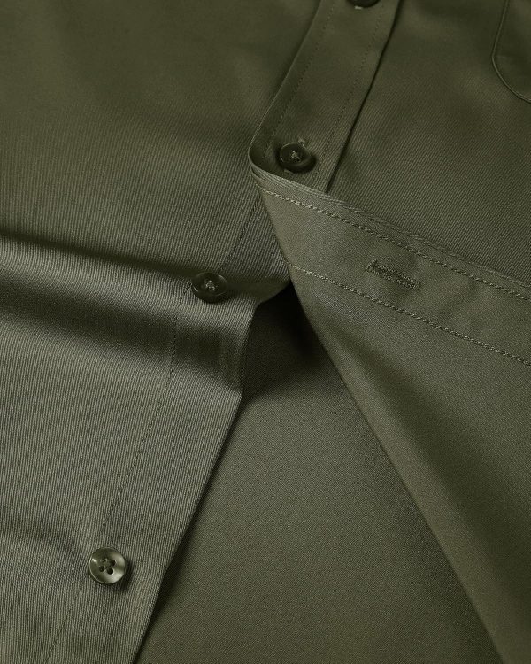 Alimens & Gentle Mens Short Sleeve Dress Shirts Wrinkle Free Solid Casual Button Down Shirts with Pocket - Image 38
