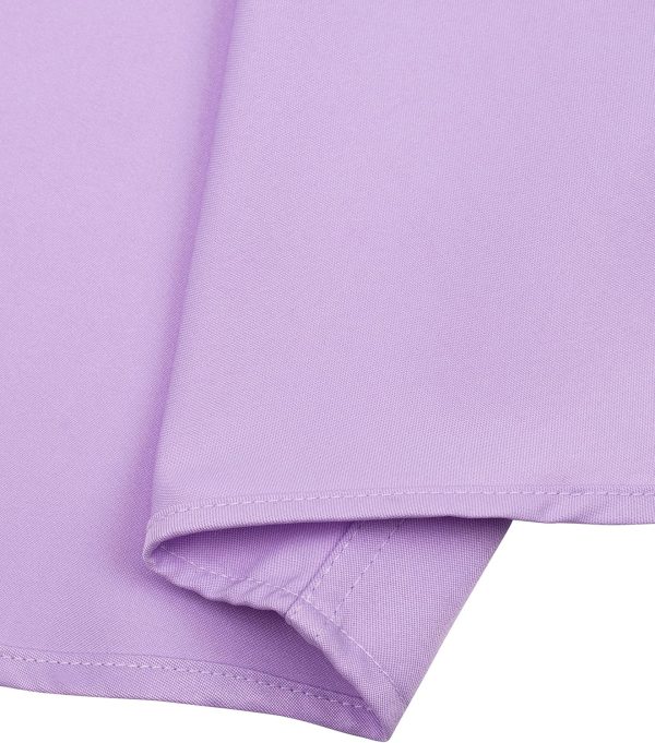 Alimens & Gentle Mens Short Sleeve Dress Shirts Wrinkle Free Solid Casual Button Down Shirts with Pocket - Image 73