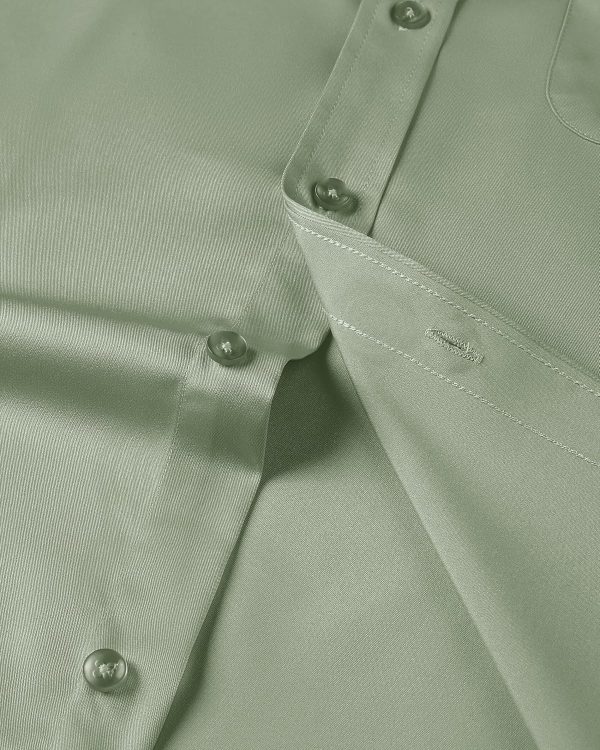 Alimens & Gentle Mens Short Sleeve Dress Shirts Wrinkle Free Solid Casual Button Down Shirts with Pocket - Image 115