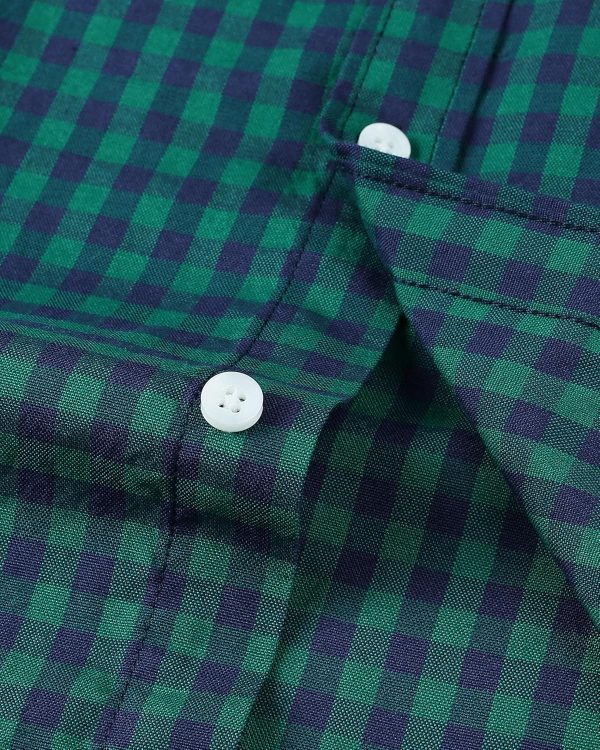 Alimens & Gentle Men's Short Sleeve Oxford Shirt Regular Fit Button Down Collar Shirts with Pocket - Image 26
