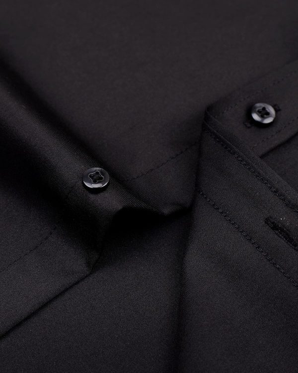 Alimens & Gentle Mens Short Sleeve Dress Shirts Wrinkle Free Solid Casual Button Down Shirts with Pocket - Image 142