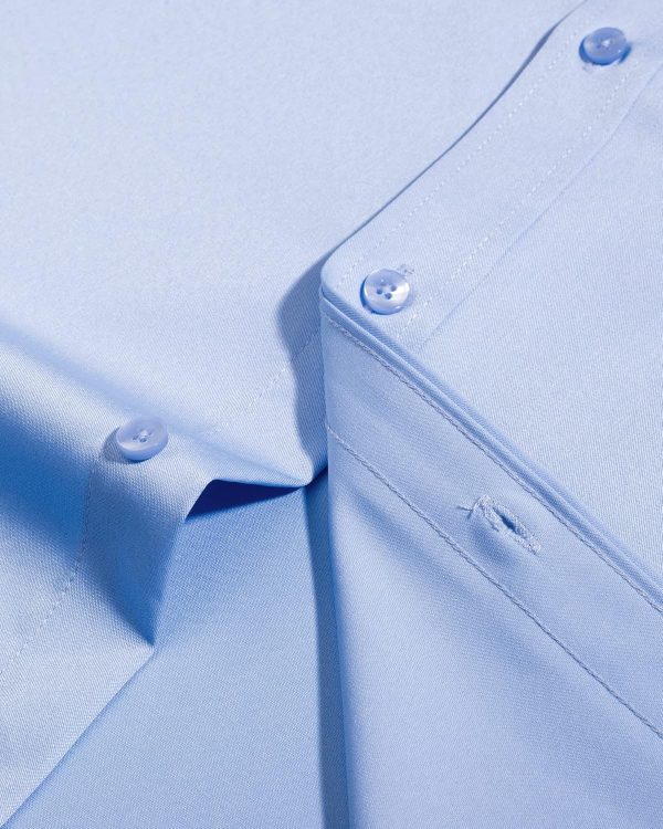 Alimens & Gentle Mens Short Sleeve Dress Shirts Wrinkle Free Solid Casual Button Down Shirts with Pocket - Image 156