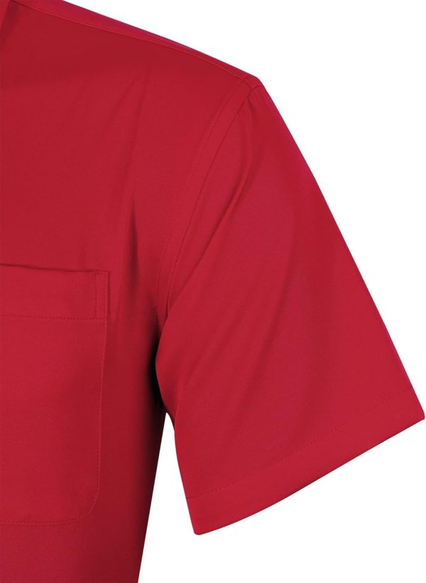 Alimens & Gentle Mens Short Sleeve Dress Shirts Wrinkle Free Solid Casual Button Down Shirts with Pocket - Image 162