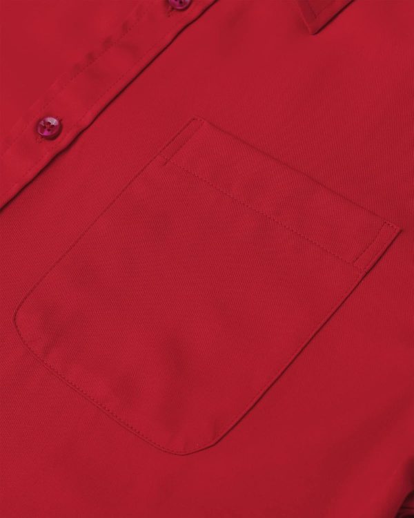 Alimens & Gentle Mens Short Sleeve Dress Shirts Wrinkle Free Solid Casual Button Down Shirts with Pocket - Image 163