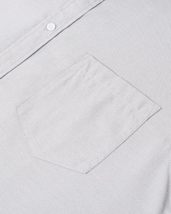 Alimens & Gentle Men's Short Sleeve Oxford Shirt Regular Fit Button Down Collar Shirts with Pocket - Image 67