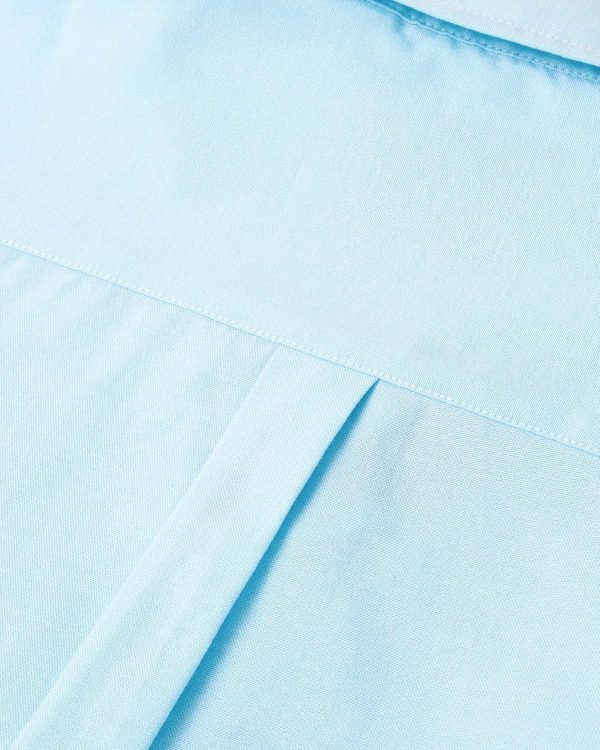 Alimens & Gentle Men's Short Sleeve Oxford Shirt Regular Fit Button Down Collar Shirts with Pocket - Image 73
