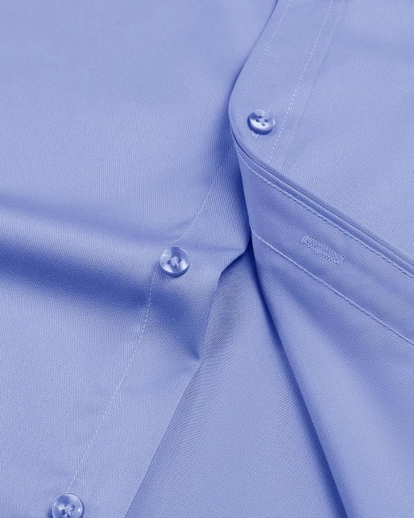 Alimens & Gentle Mens Short Sleeve Dress Shirts Wrinkle Free Solid Casual Button Down Shirts with Pocket - Image 176
