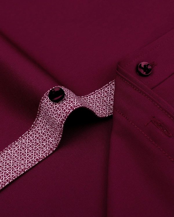 Alimens & Gentle Mens Short Sleeve Dress Shirts Wrinkle Free Solid Casual Button Down Shirts with Pocket - Image 182