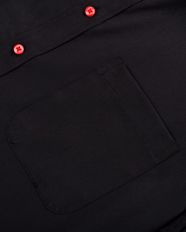 Alimens & Gentle Mens Short Sleeve Dress Shirts Wrinkle Free Solid Casual Button Down Shirts with Pocket - Image 188