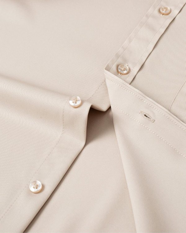 Alimens & Gentle Mens Short Sleeve Dress Shirts Wrinkle Free Solid Casual Button Down Shirts with Pocket - Image 194