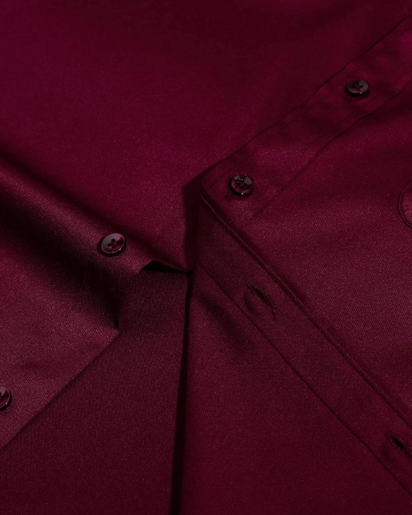 Alimens & Gentle Mens Short Sleeve Dress Shirts Wrinkle Free Solid Casual Button Down Shirts with Pocket - Image 209