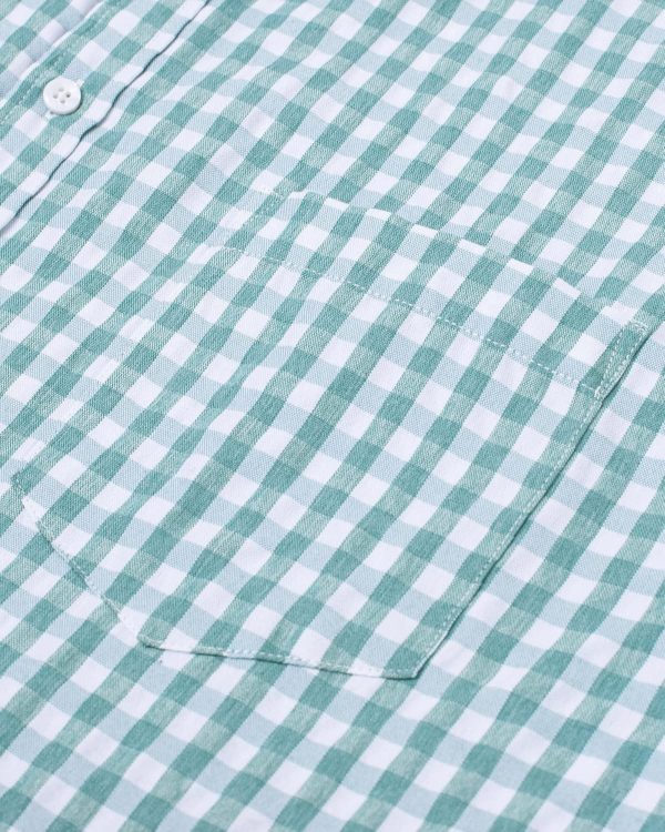 Alimens & Gentle Men's Short Sleeve Oxford Shirt Regular Fit Button Down Collar Shirts with Pocket - Image 109