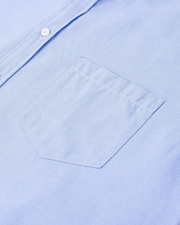 Alimens & Gentle Men's Short Sleeve Oxford Shirt Regular Fit Button Down Collar Shirts with Pocket - Image 116
