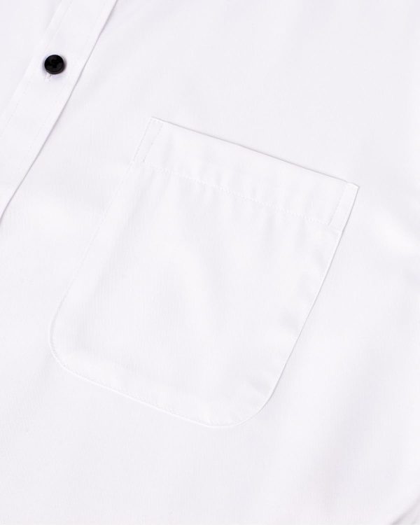 Alimens & Gentle Mens Short Sleeve Dress Shirts Wrinkle Free Solid Casual Button Down Shirts with Pocket - Image 225