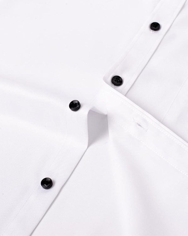 Alimens & Gentle Mens Short Sleeve Dress Shirts Wrinkle Free Solid Casual Button Down Shirts with Pocket - Image 226