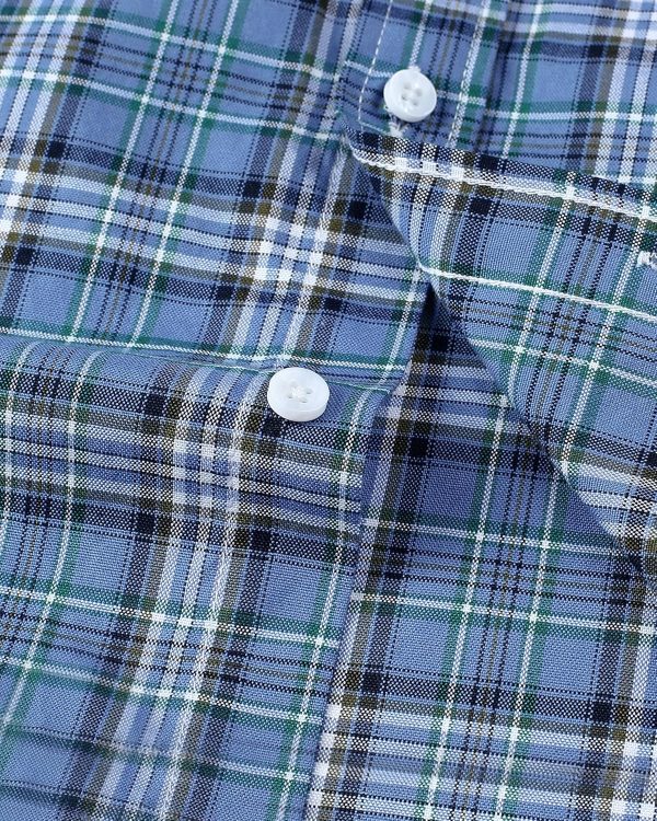Alimens & Gentle Men's Short Sleeve Oxford Shirt Regular Fit Button Down Collar Shirts with Pocket - Image 124