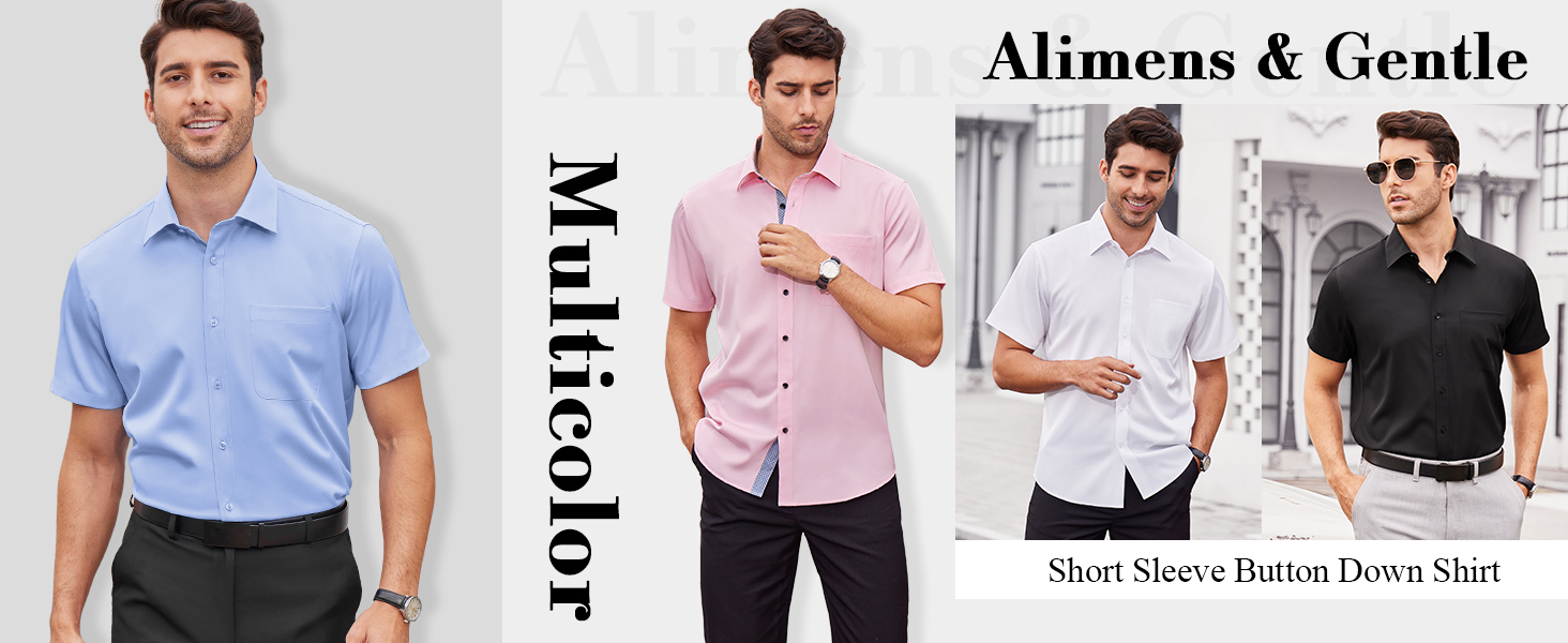  Short Sleeve Dress Shirt
