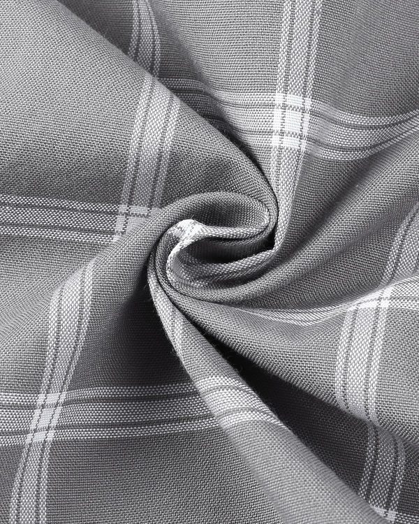 Alimens & Gentle Men's Short Sleeve Oxford Shirt Regular Fit Button Down Collar Shirts with Pocket - Image 133