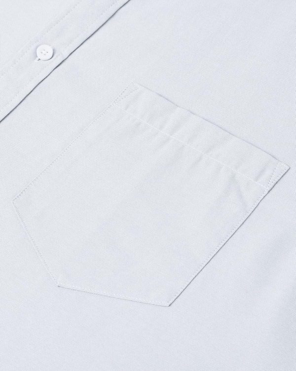 Alimens & Gentle Men's Short Sleeve Oxford Shirt Regular Fit Button Down Collar Shirts with Pocket - Image 165