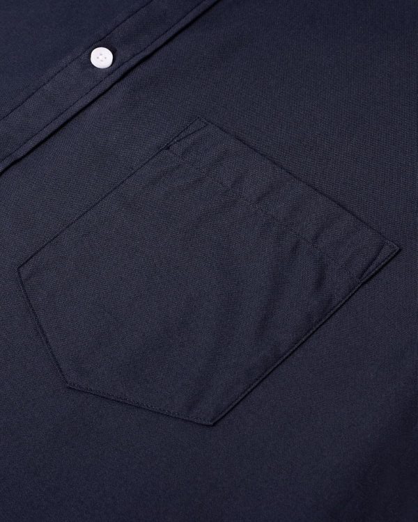 Alimens & Gentle Men's Short Sleeve Oxford Shirt Regular Fit Button Down Collar Shirts with Pocket - Image 172