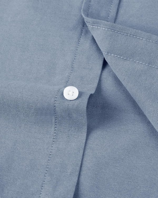 Alimens & Gentle Men's Short Sleeve Oxford Shirt Regular Fit Button Down Collar Shirts with Pocket - Image 195