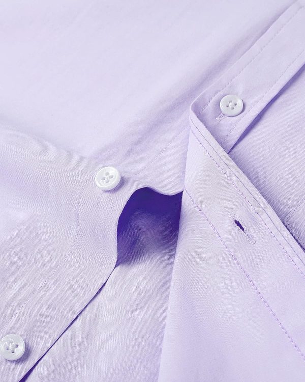 Alimens & Gentle Men's Short Sleeve Oxford Shirt Regular Fit Button Down Collar Shirts with Pocket - Image 208