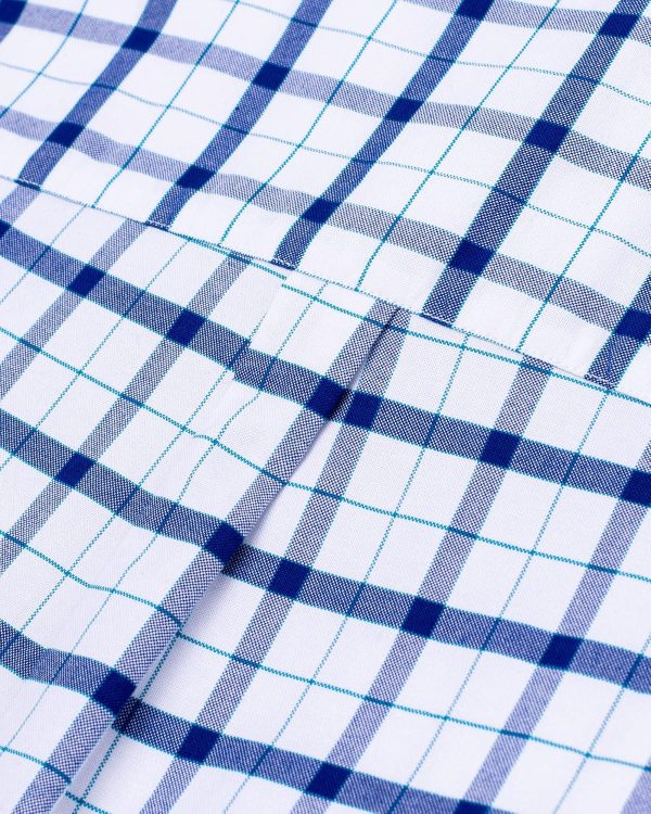 Alimens & Gentle Men's Short Sleeve Oxford Shirt Regular Fit Button Down Collar Shirts with Pocket - Image 234
