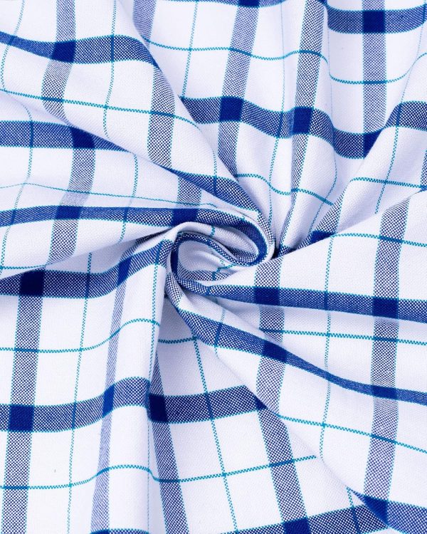 Alimens & Gentle Men's Short Sleeve Oxford Shirt Regular Fit Button Down Collar Shirts with Pocket - Image 238