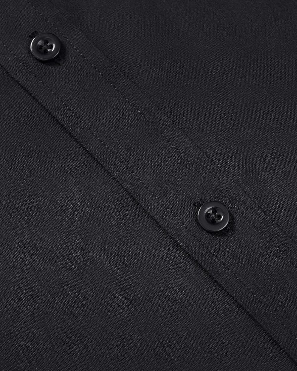 Alimens & Gentle Mens Short Sleeve Dress Shirt Wrinkle Free Solid Casual Button Down Shirts for Summer Business Wedding - Image 35