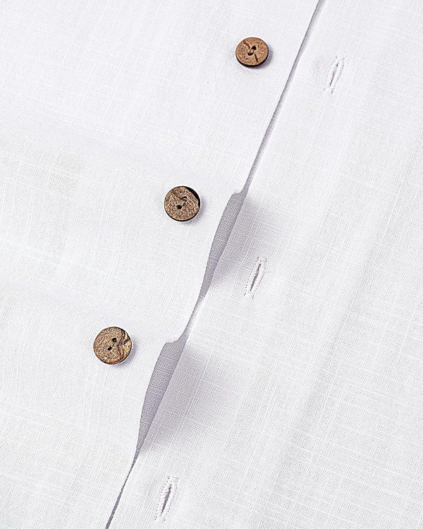 Alimens & Gentle Cuban Linen Shirts for Men Short Sleeve Button Down Shirt Cotton Summer Beach Camp Vacation Hawaiian Shirts - Image 110