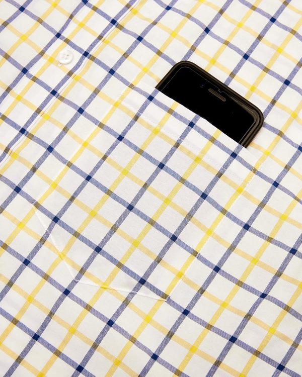 Alimens & Gentle Mens Plaid Short Sleeve Button Down Shirts Cotton Regular Fit Casual Gingham Shirts - Image 27