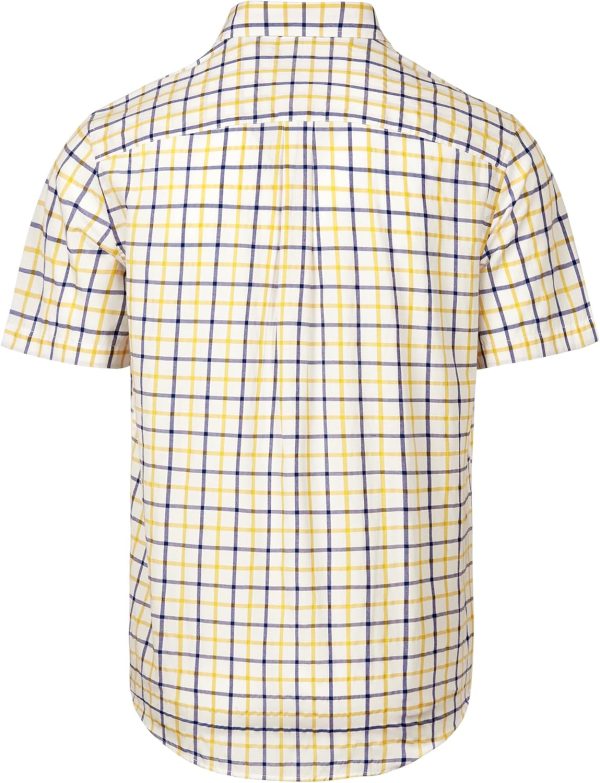 Alimens & Gentle Mens Plaid Short Sleeve Button Down Shirts Cotton Regular Fit Casual Gingham Shirts - Image 30