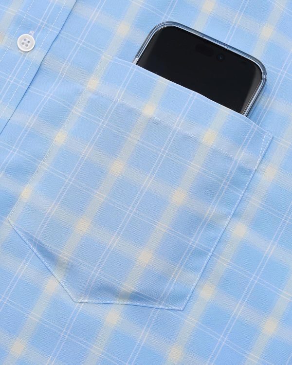 Alimens & Gentle Mens Plaid Short Sleeve Button Down Shirts Cotton Regular Fit Casual Gingham Shirts - Image 33