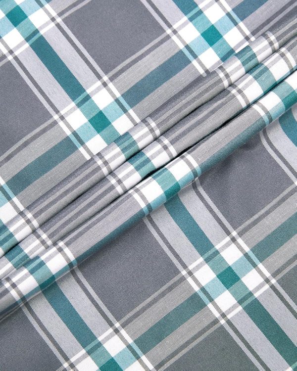 Alimens & Gentle Mens Plaid Short Sleeve Button Down Shirts Cotton Regular Fit Casual Gingham Shirts - Image 40