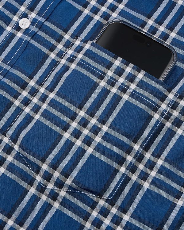 Alimens & Gentle Mens Plaid Short Sleeve Button Down Shirts Cotton Regular Fit Casual Gingham Shirts - Image 45