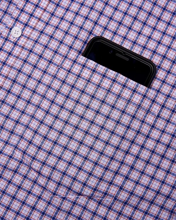 Alimens & Gentle Mens Plaid Short Sleeve Button Down Shirts Cotton Regular Fit Casual Gingham Shirts - Image 81