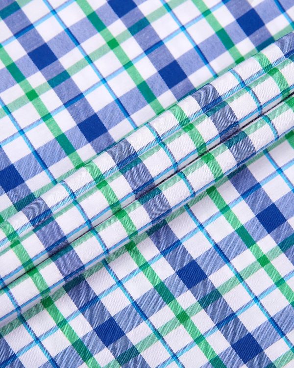 Alimens & Gentle Mens Plaid Short Sleeve Button Down Shirts Cotton Regular Fit Casual Gingham Shirts - Image 88