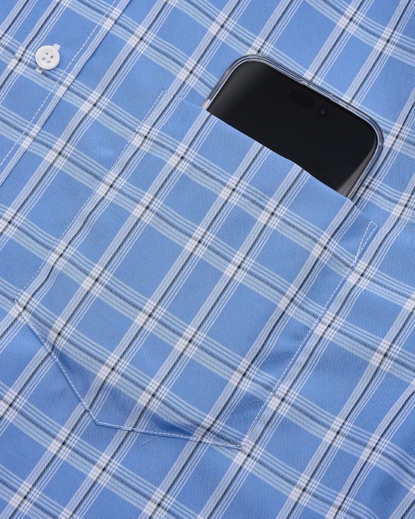 Alimens & Gentle Mens Plaid Short Sleeve Button Down Shirts Cotton Regular Fit Casual Gingham Shirts - Image 93