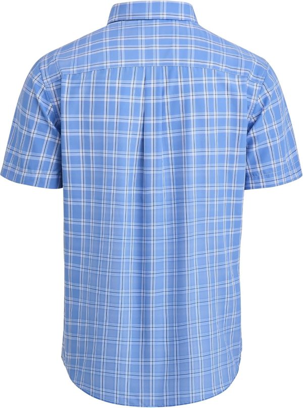 Alimens & Gentle Mens Plaid Short Sleeve Button Down Shirts Cotton Regular Fit Casual Gingham Shirts - Image 96