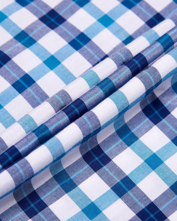 Alimens & Gentle Mens Plaid Short Sleeve Button Down Shirts Cotton Regular Fit Casual Gingham Shirts - Image 100