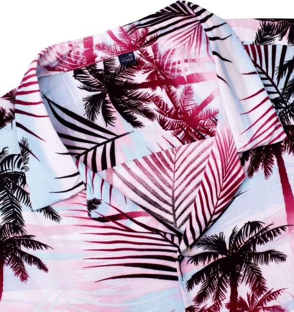 Alimens & Gentle Hawaiian Shirt for Men Summer Beach Casual Short Sleeve Button Down Shirts Printed Tropical Vacation Shirts - Image 8