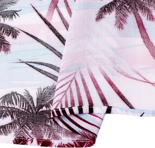 Alimens & Gentle Hawaiian Shirt for Men Summer Beach Casual Short Sleeve Button Down Shirts Printed Tropical Vacation Shirts - Image 11