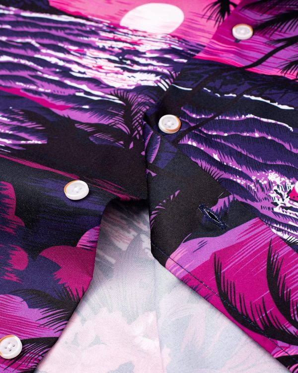 Alimens & Gentle Hawaiian Shirt for Men Summer Beach Casual Short Sleeve Button Down Shirts Printed Tropical Vacation Shirts - Image 15