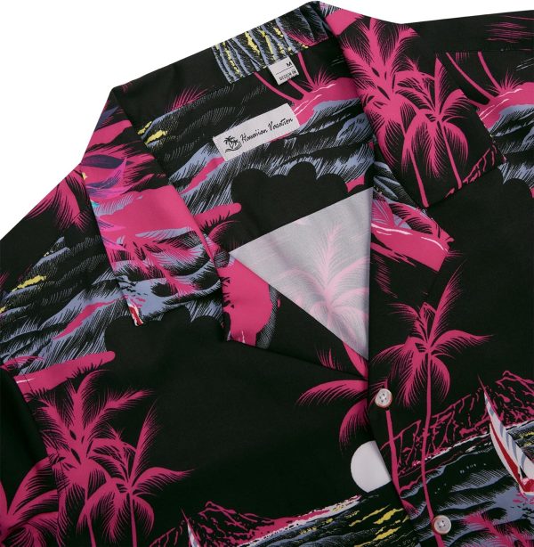 Alimens & Gentle Hawaiian Shirt for Men Summer Beach Casual Short Sleeve Button Down Shirts Printed Tropical Vacation Shirts - Image 26
