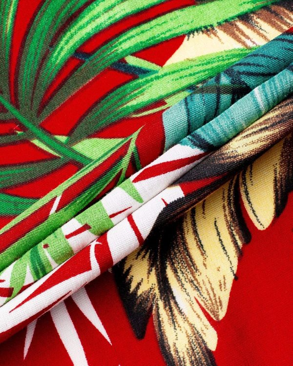 Alimens & Gentle Hawaiian Shirt for Men Summer Beach Casual Short Sleeve Button Down Shirts Printed Tropical Vacation Shirts - Image 39