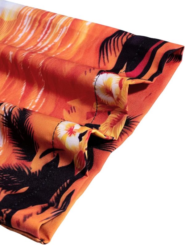 Alimens & Gentle Hawaiian Shirt for Men Summer Beach Casual Short Sleeve Button Down Shirts Printed Tropical Vacation Shirts - Image 66