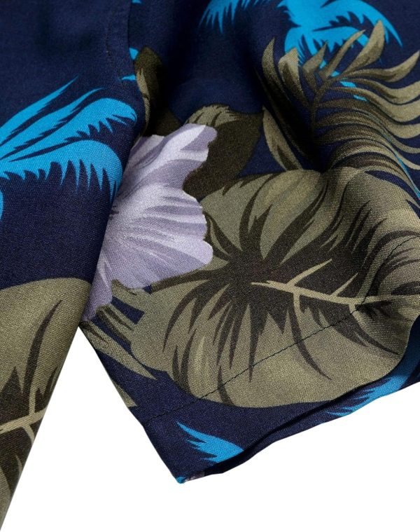 Alimens & Gentle Hawaiian Shirt for Men Summer Beach Casual Short Sleeve Button Down Shirts Printed Tropical Vacation Shirts - Image 71