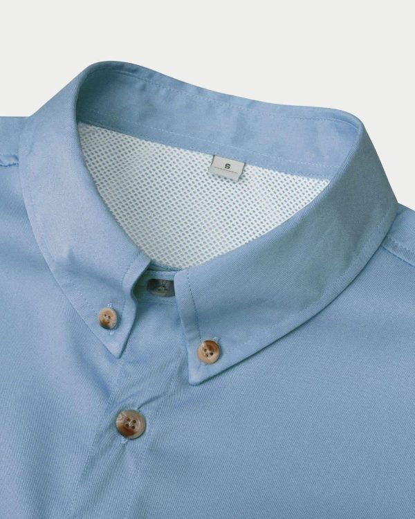 Alimens & Gentle Short Sleeve Fishing Shirt Wicking Fabric Sun Protection Casual Button Down Shirts - Image 11